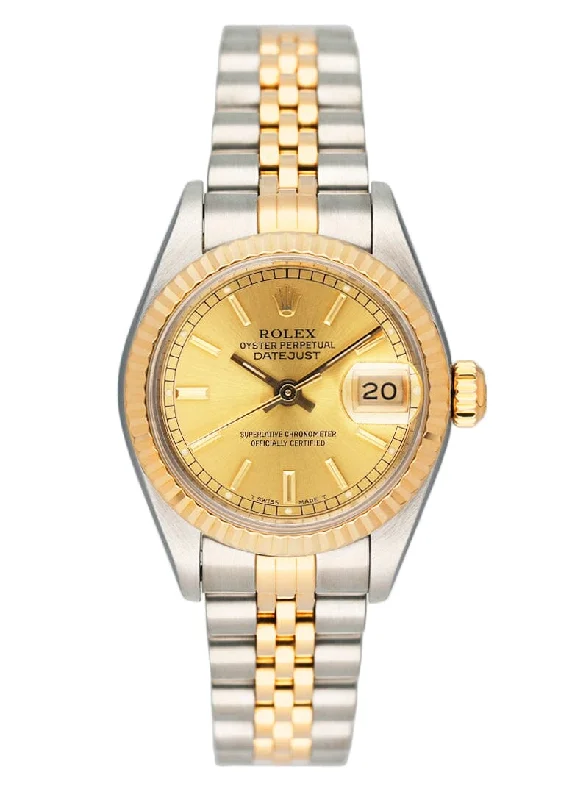 Rolex Explorer with iconic black dial -Rolex Datejust 69173 Ladies Watch