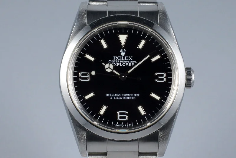 Rolex Oyster Perpetual with luminous markers -1991 Rolex Explorer 14270