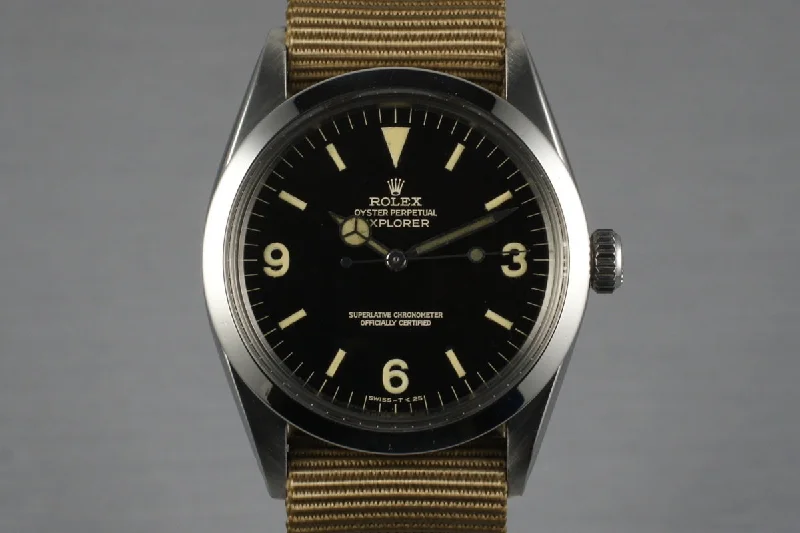 Rolex Black Bay with blue dial -1966 Rolex Explorer 1 1016