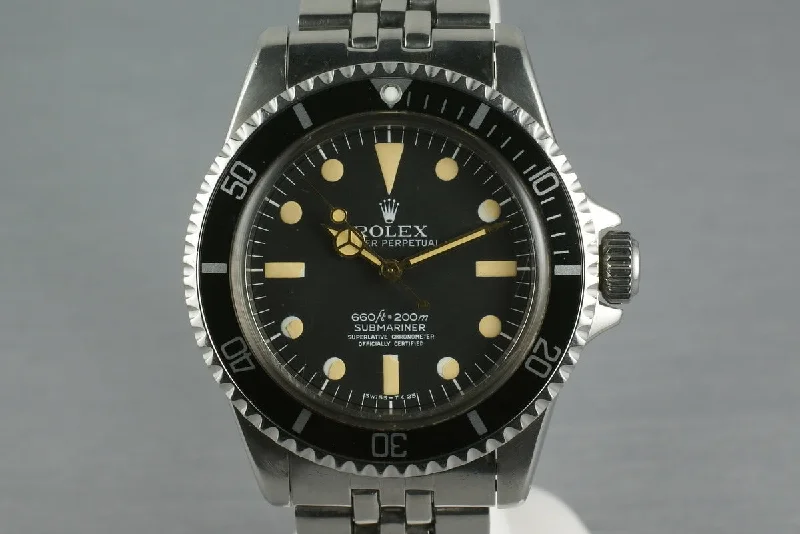 Rolex Submariner Date 40mm with ceramic bezel -Rolex Submariner 5513 Pointy Crown Gaurd Case