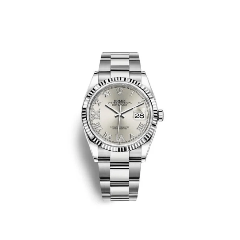 Rolex Milgauss with black dial version -Rolex Datejust 126234 White Gold Stainless Steel Silver Dial Oyster