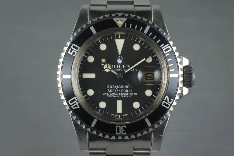 Rolex Milgauss with green sapphire crystal -1978 Rolex Submariner 1680