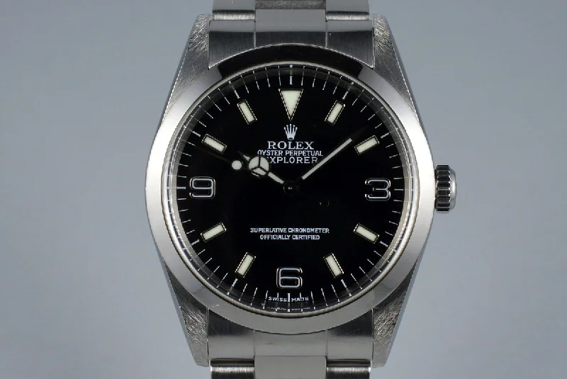 Rolex watches with rotating bezel -2000 Rolex Explorer 14270