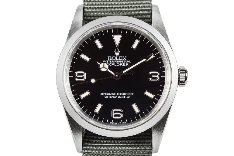 Rolex Submariner Date 40mm with high-tech materials -1995 Rolex Explorer 14270 with Tritium Dial