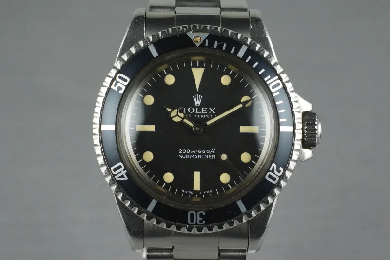 Rolex Day-Date 36mm with white gold dial -1967 Rolex Submariner 5513 Meters First with RSC Papers