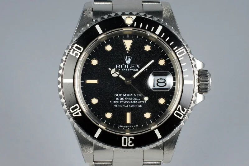 Rolex GMT-Master II with Pepsi bezel -1989 Rolex Submariner 16610