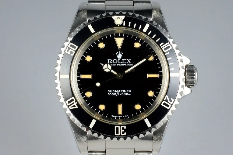 Rolex Air-King with black dial -1991 Rolex Submariner 14060