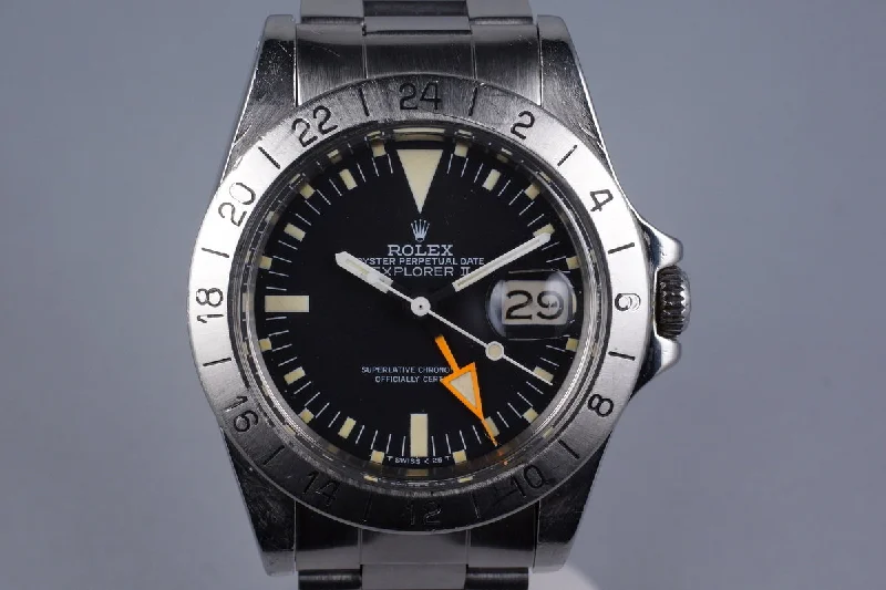 Rolex Submariner with diver's extension -1982 Rolex Explorer II 1655 Mark V Dial