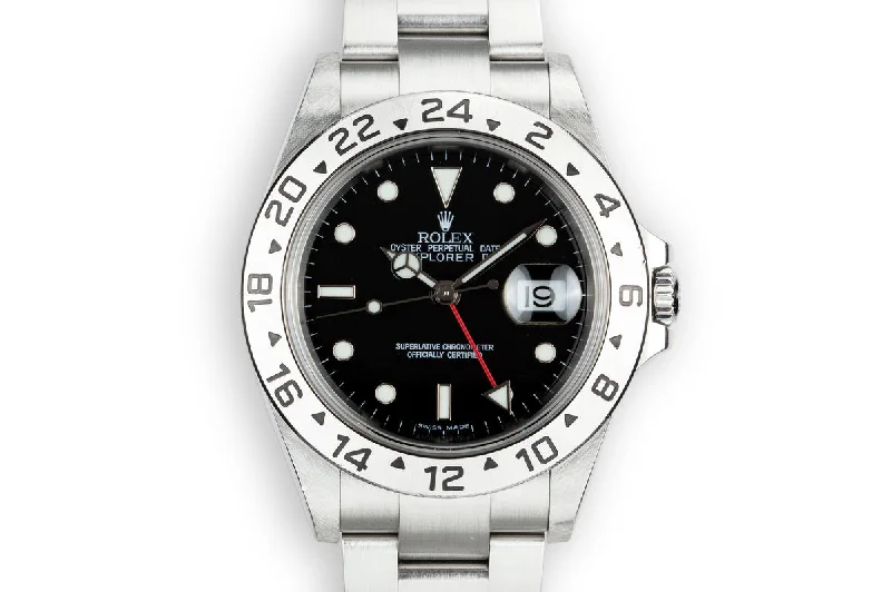 Rolex Deepsea 44mm with extended water resistance -2003 Rolex Explorer II 16570 Black Dial