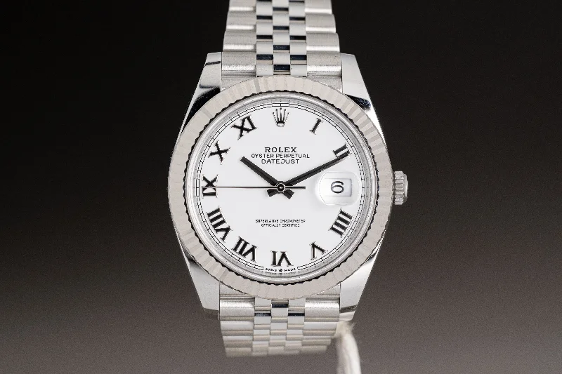 Rolex Deepsea 44mm with professional diving capabilities -2024 Rolex 41mm Datejust 126334 White Roman Dial Jubilee Bracelet W/ Box, Card & Chronotag