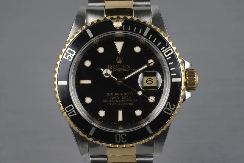 Rolex Yacht-Master with rose gold case -1995 Two Tone Submariner 16613