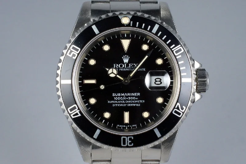 Rolex Sea-Dweller 43mm ceramic bezel -1994 Rolex Submariner 16610