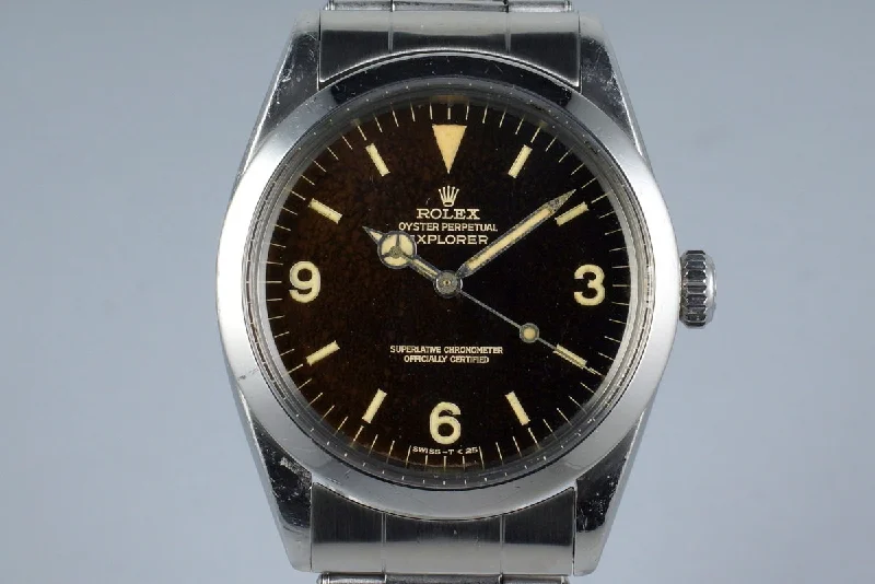 Rolex Sea-Dweller with helium valve -1965 Rolex Explorer 1 1016 Tropical Gilt Dial