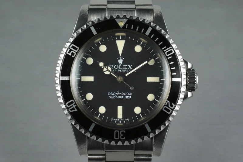 Rolex Explorer 39mm for adventurers -1979 Rolex Submariner 5513 Mark I Maxi Dial