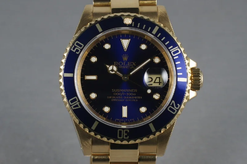 Rolex GMT-Master II with Pepsi bezel -Rolex Submariner 16618 with Blue Dial