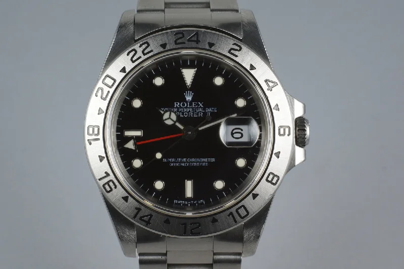 Rolex Submariner with classic black dial -1997 Rolex Explorer II 16570