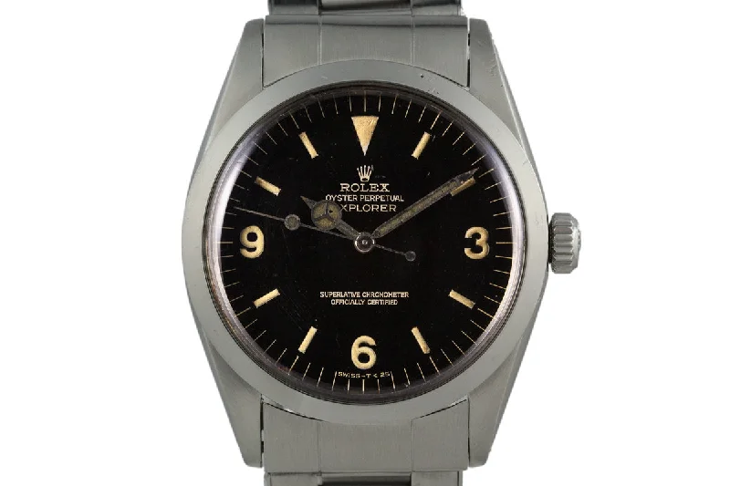 Rolex Sea-Dweller with titanium case -1965 Rolex Explorer 1016 Gilt Dial