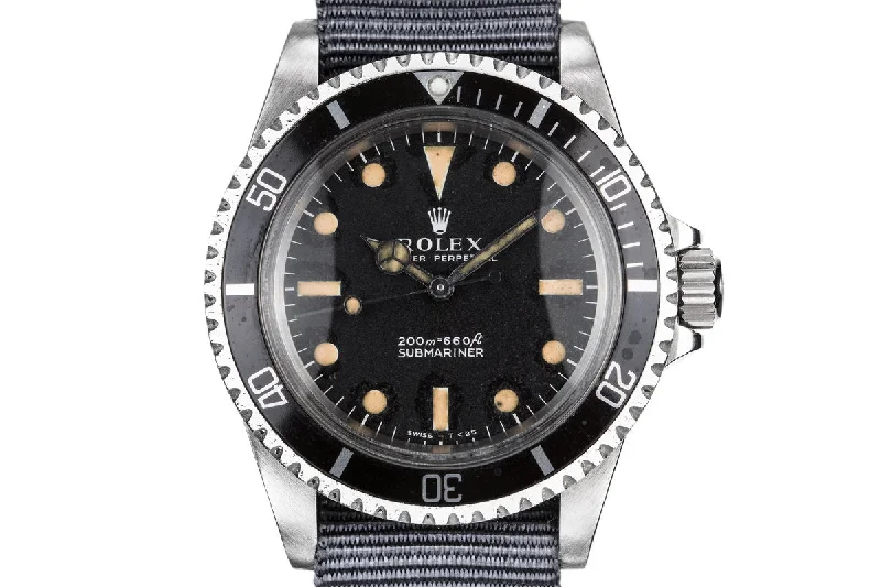 Rolex Black Bay with blue dial -1967 Rolex Submariner 5513 Meters First