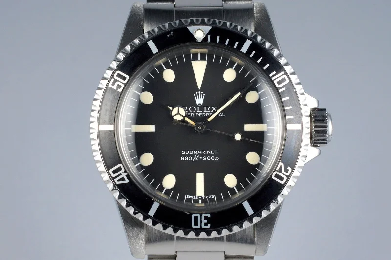 Rolex Submariner with updated technology -1979 Rolex Submariner 5513 Mark III Maxi Dial