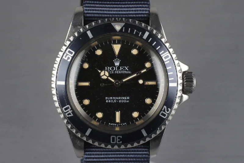 Rolex watches with gold and platinum designs -1968 Rolex Submariner 5513