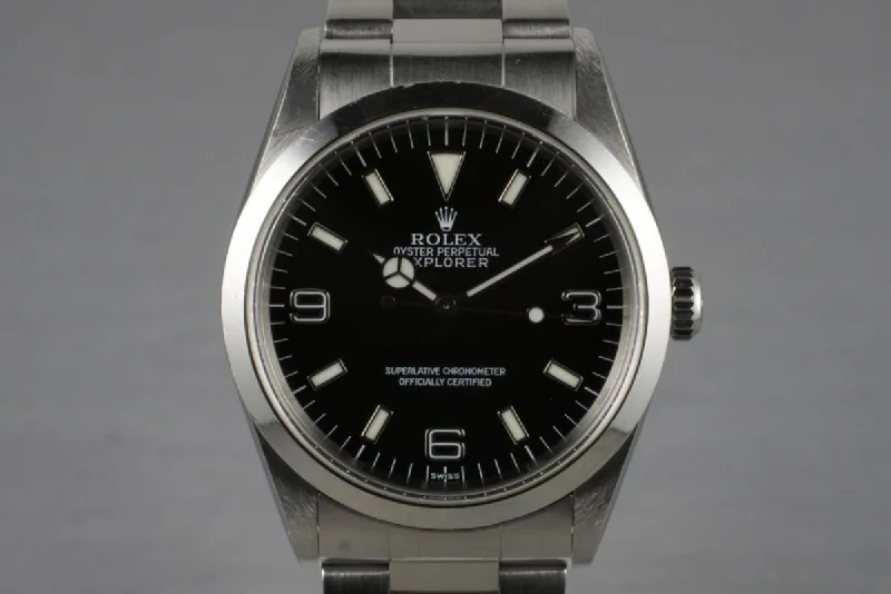 Rolex Datejust 41mm with diamond bezel -1999 Rolex Explorer 14270