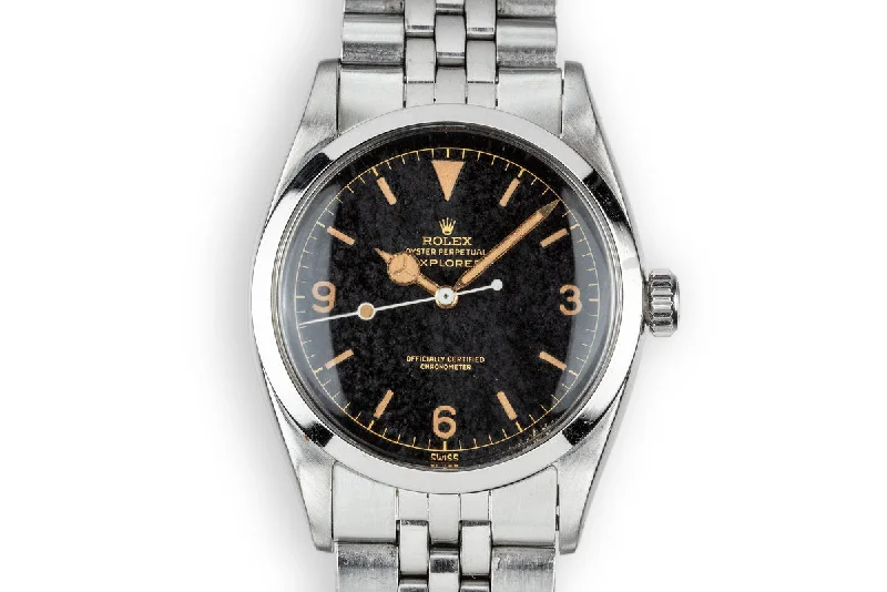 Rolex Deepsea 44mm with new movement -1958 Rolex Explorer 6610 Gilt Dial with "Night Sky" Patina