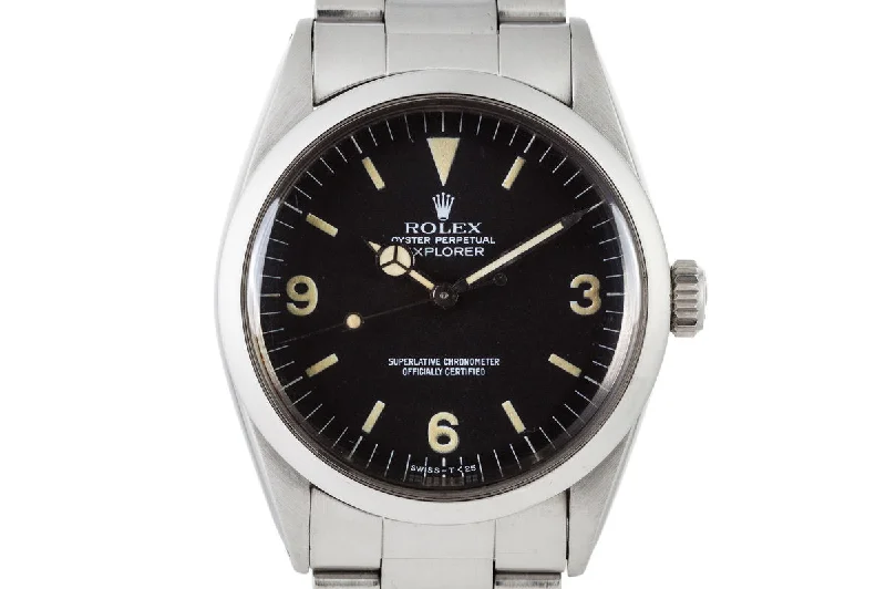 Rolex Milgauss with green crystal glass -1964 Rolex Explorer 1016