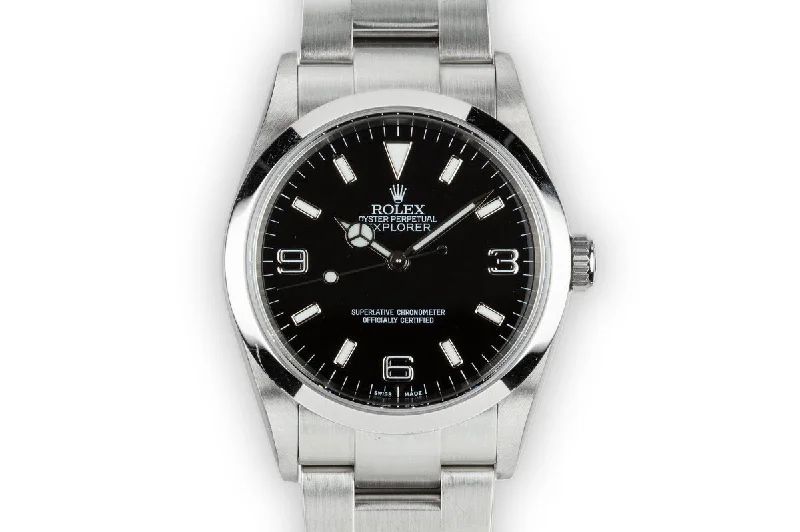 Rolex Day-Date with platinum features -2005 Rolex Explorer 114270