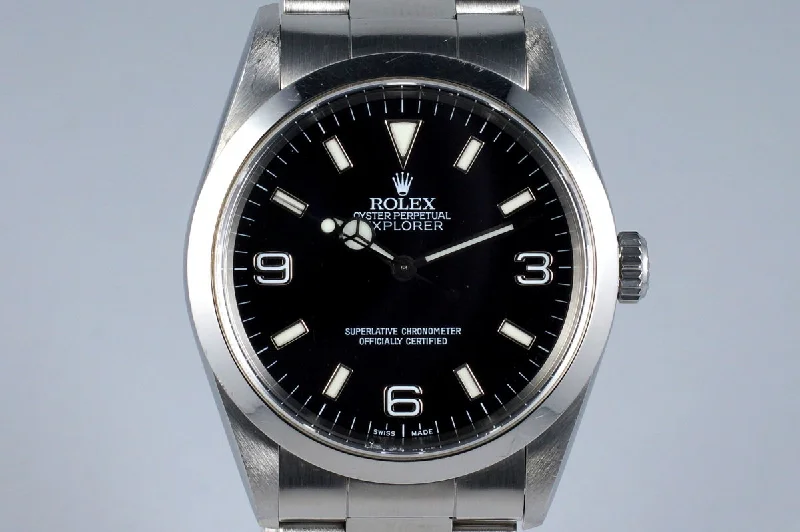 Rolex Submariner with ceramic bezel -1999 Rolex Explorer 14270