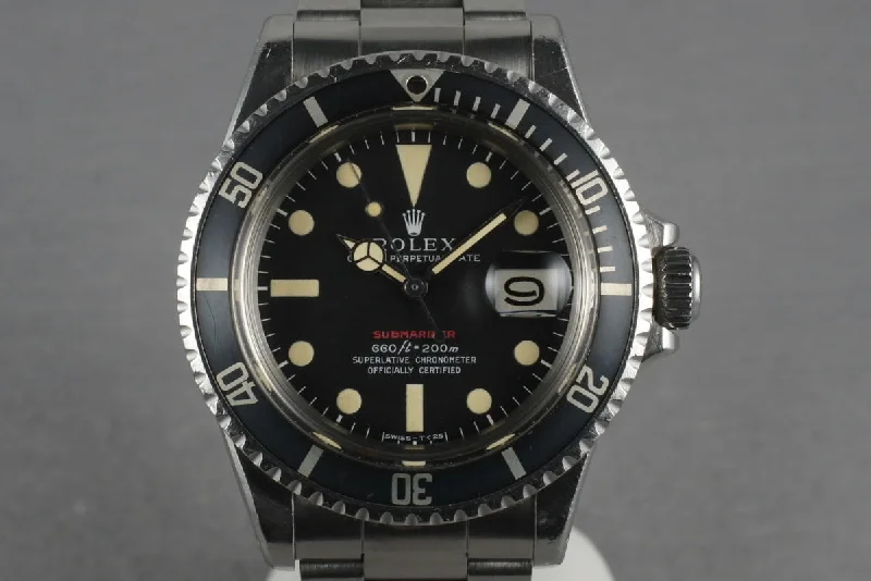 Rolex Oyster Perpetual with red dial -1970 Rolex Red Submariner 1680 Mark IV