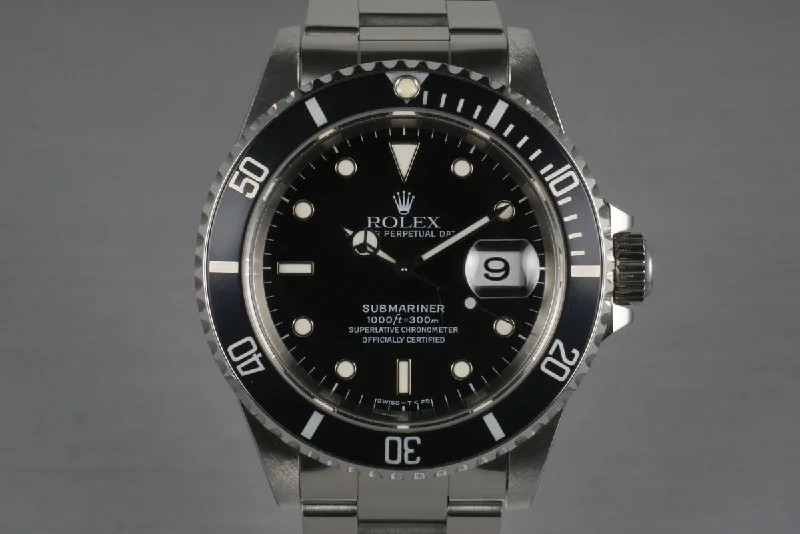 Rolex Submariner with diver's extension -1995 Rolex Submariner 16610