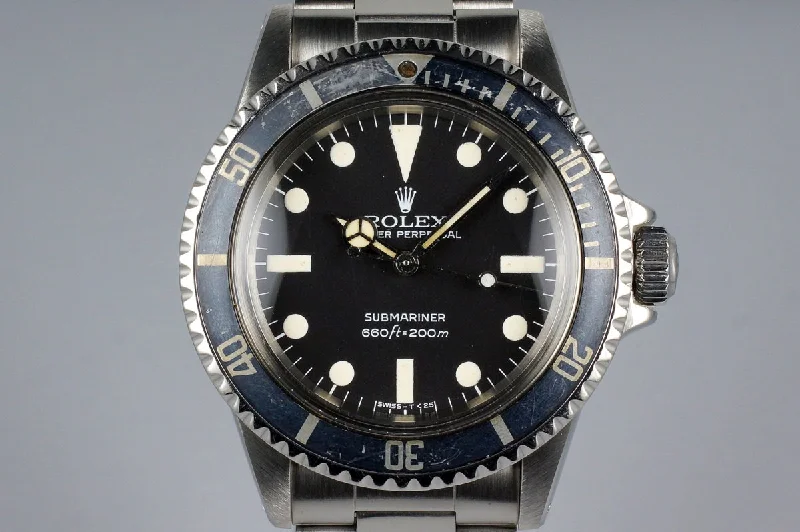 Rolex Sea-Dweller with high-performance features -1979 Rolex Submariner 5513 Mark IV Maxi Dial