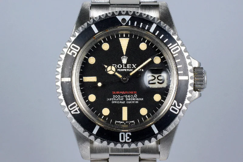 Rolex Deepsea 44mm with black bezel -1969 Rolex Red Submariner 1680 Mark I Dial