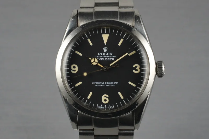 Rolex Submariner for divers -1963  Rolex Explorer 1 1016 with Box and Papers