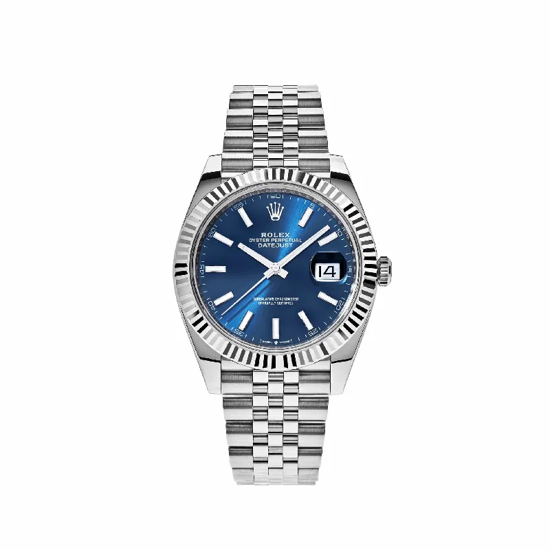 Rolex Yacht-Master II with blue dial -Rolex Datejust 126334 Stainless Steel Blue Dial Jubilee