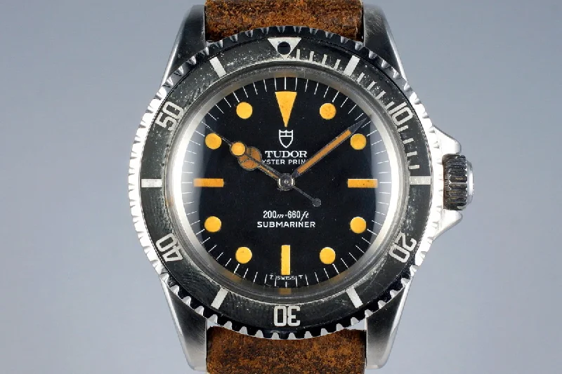 Rolex Submariner 40mm watch -1967 Tudor Submariner 7928 Creamy Orange Patina