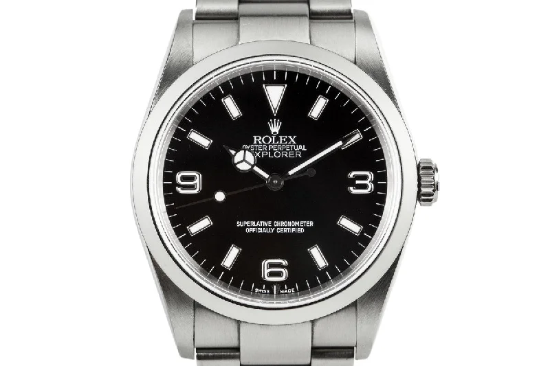 Rolex Milgauss with stainless steel bracelet -2006 Rolex Explorer 114270