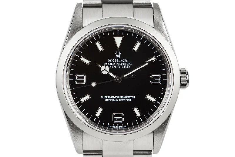 Rolex Datejust 36mm with classic dial design -2001 Rolex Explorer 114270