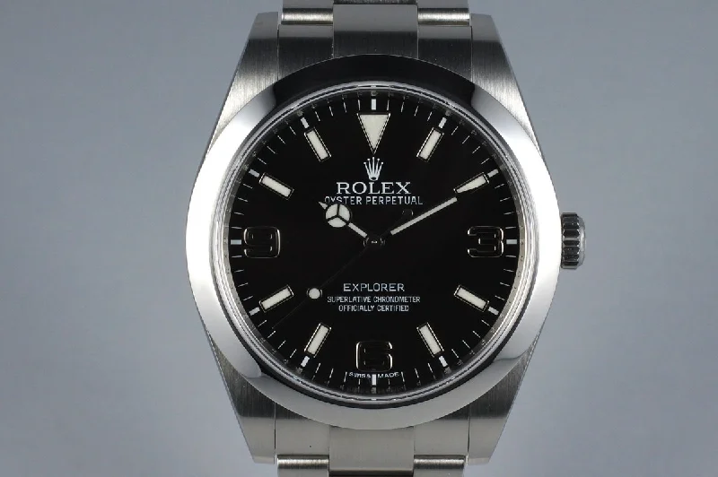 Rolex Sky-Dweller with white ceramic dial -2010 Rolex Explorer 214270